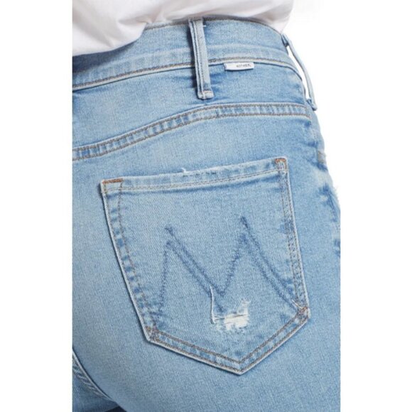 💕MOTHER💕 The Hustler Ankle Fray Jeans ~ Thrilling Shots 28 NWT - Picture 6 of 16